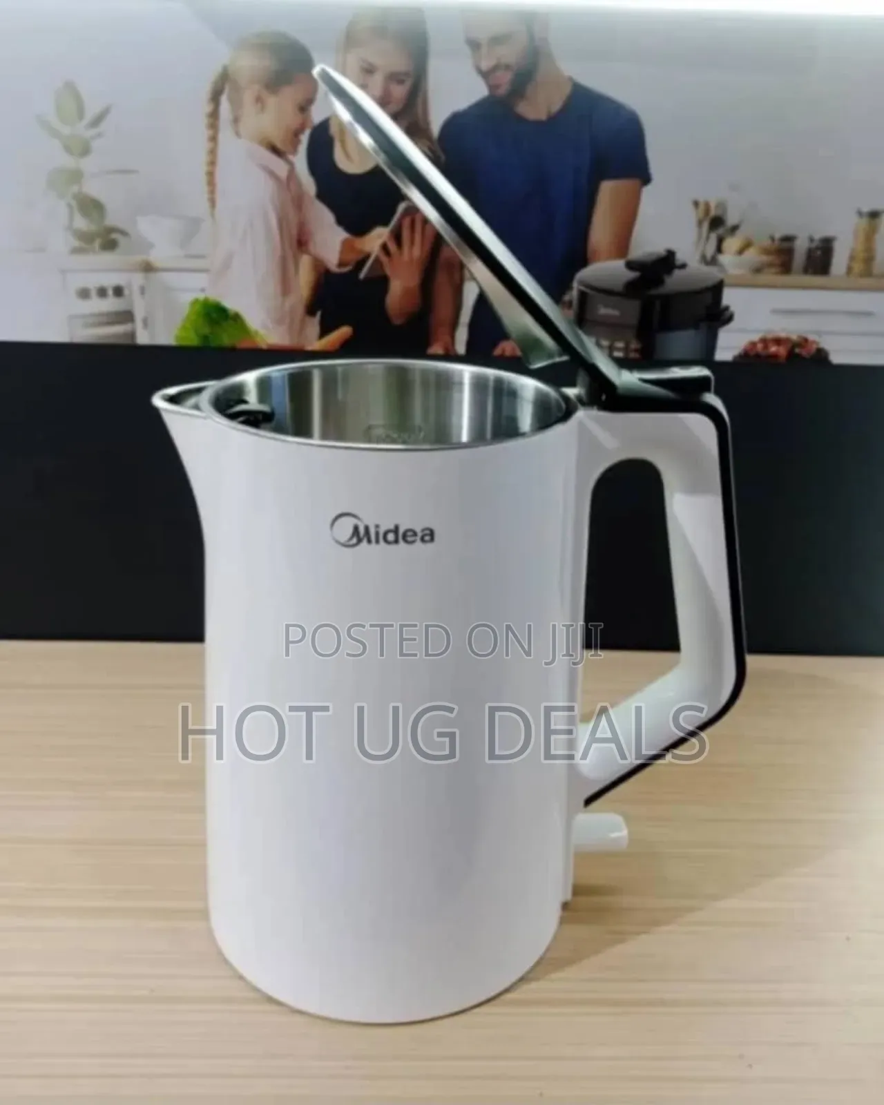 Midea 1.5l Electric Kettle Mk-Sh15colour102a2 - White