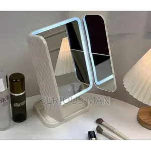 Tri Fold Led Makeup Mirror