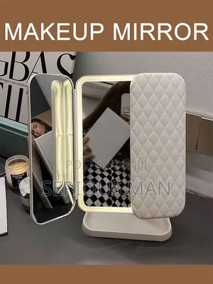 Tri Fold Led Makeup Mirror