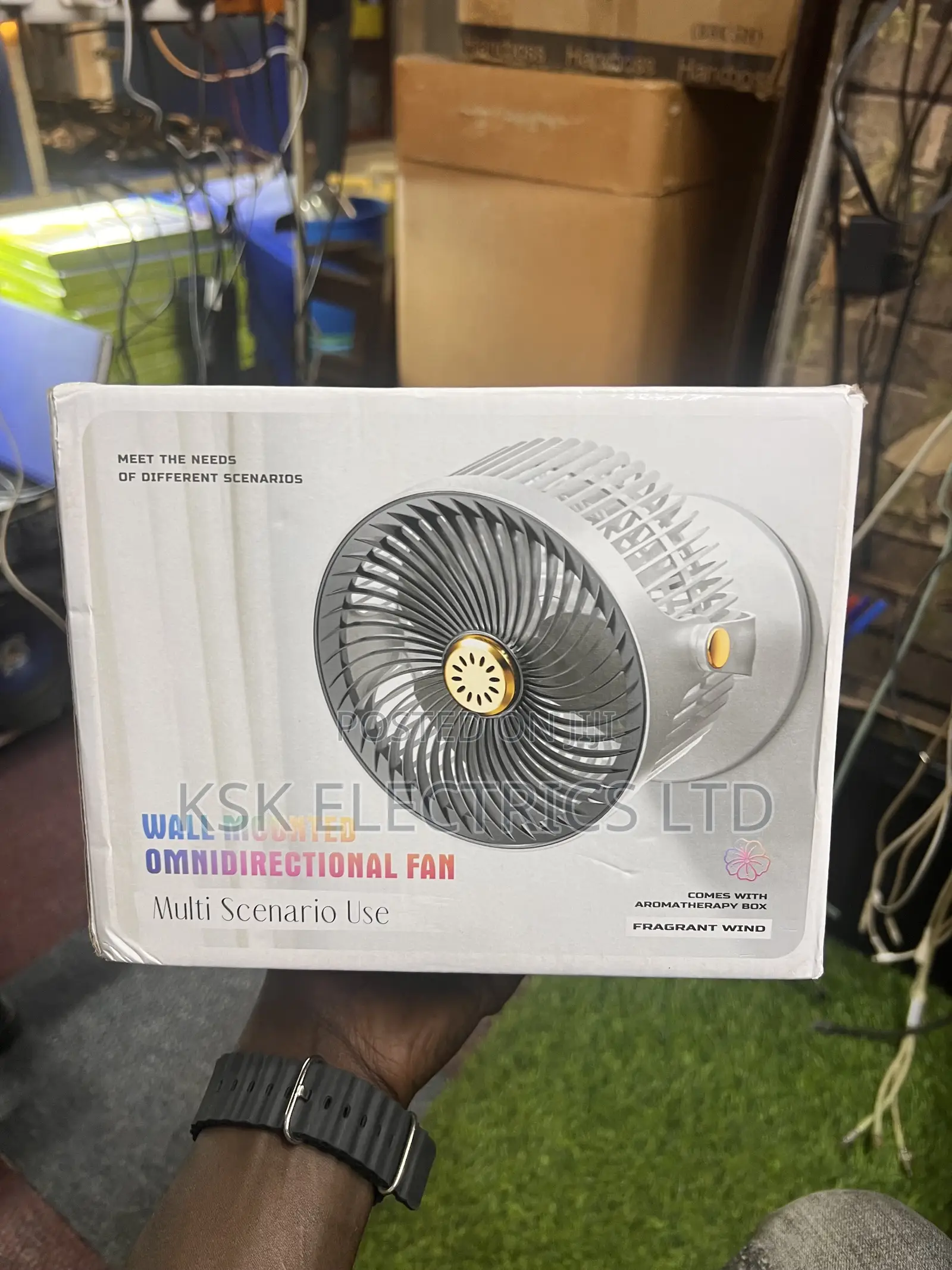 Wall-Mounted Omnidirectional Fan