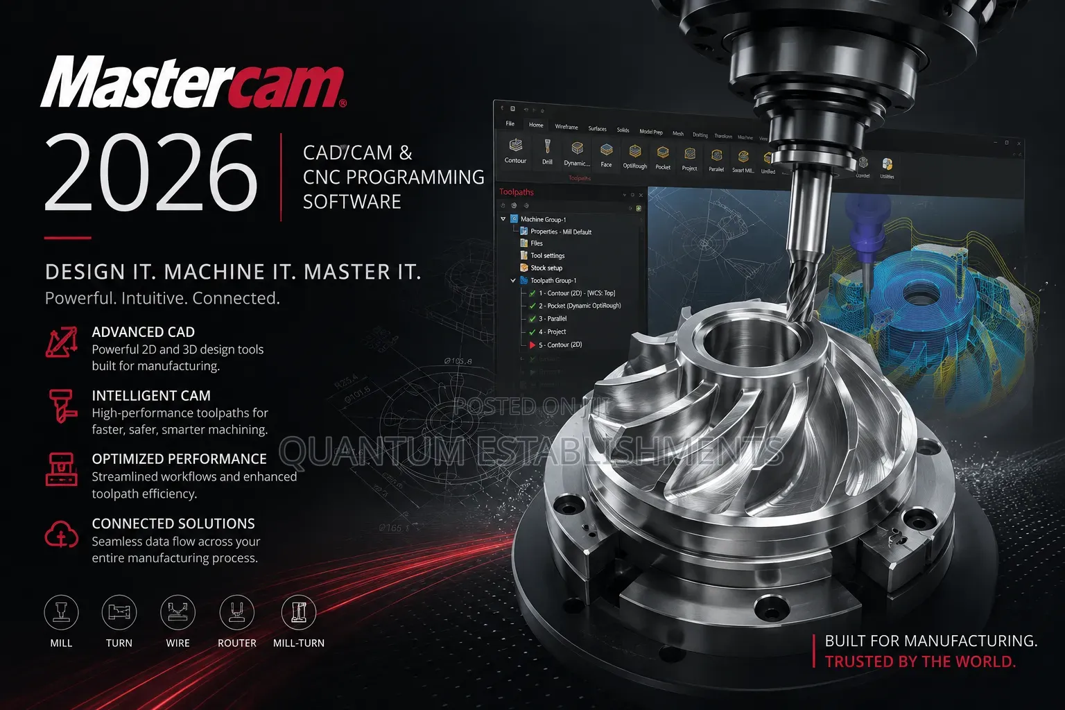 Mastercam 2026 | Cad/Cam and CNC Programming Software