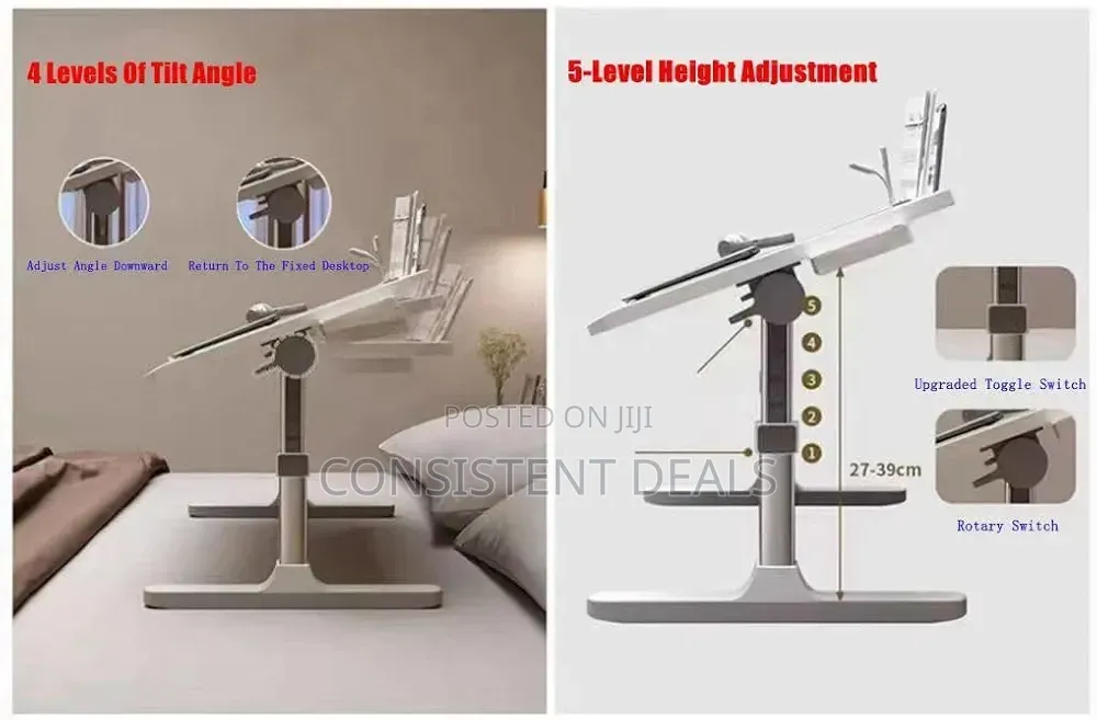 Adjustable Portable Foldable Laptop Table