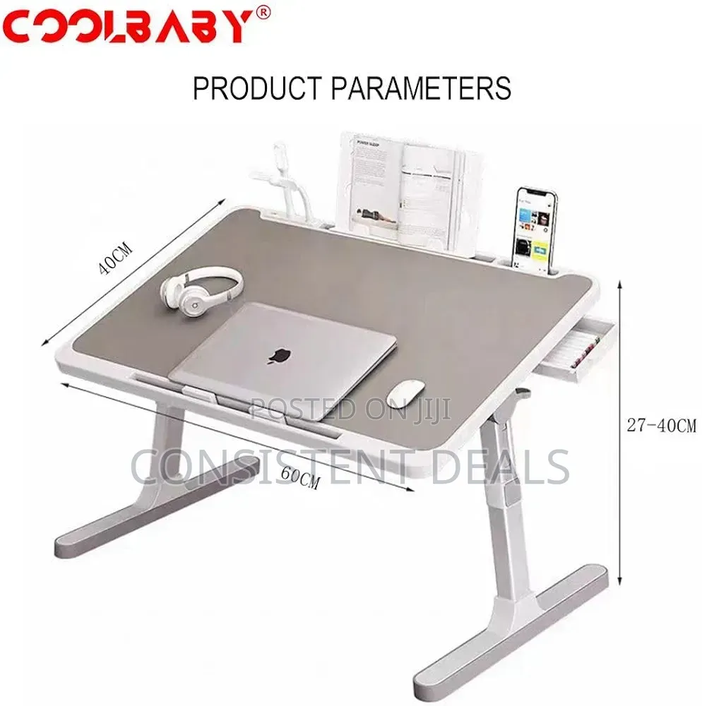 Adjustable Portable Foldable Laptop Table