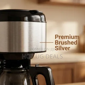Midea 1.5l 12-Cup, Touchscreen, Drip Coffee Maker (Ma-D1502w2m )-Black