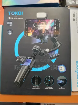 Tokqi M06 Ai Tracking Gimbal Anti-Shake Stabilizer
