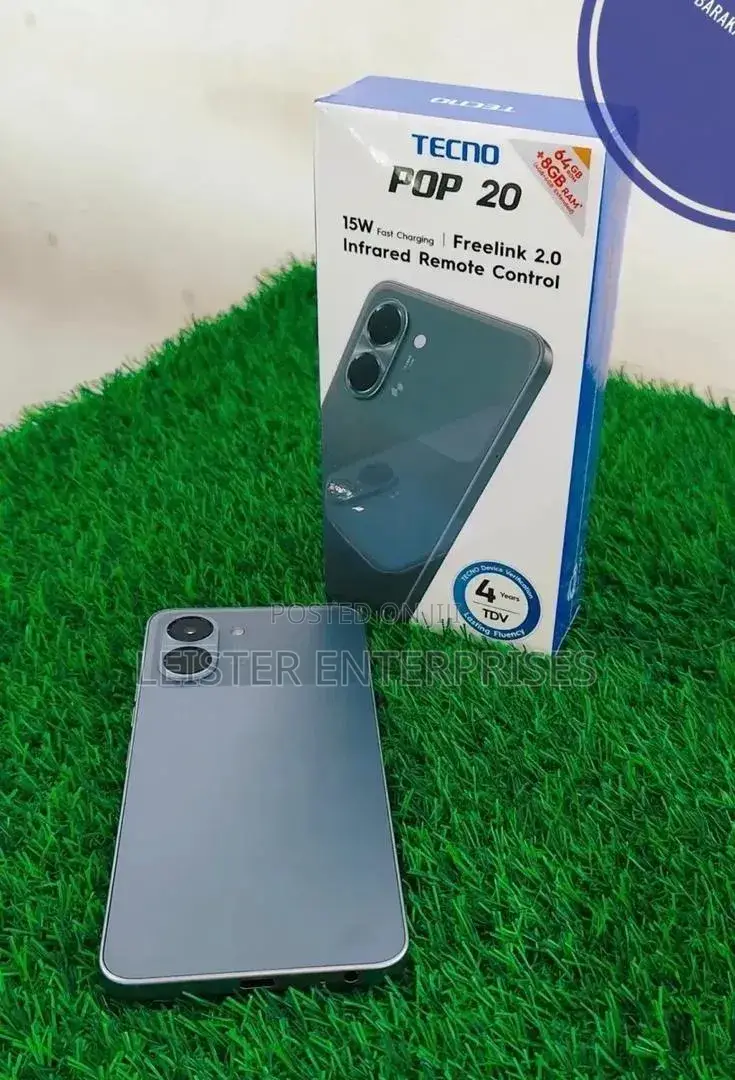 New Tecno Pop 20 64 GB Black