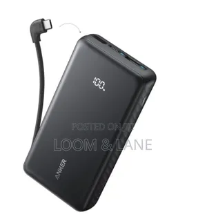 Anker Zolo 20,000mah Huge Power With Built in Usb-C Cable