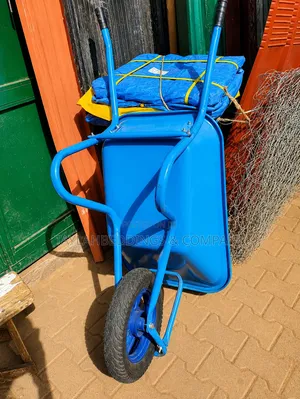 Heavy Duty Wheels Wheel Barrow Metal Tray 150kg Loading