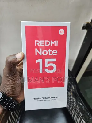 New Xiaomi Redmi Note 15 256 GB Black