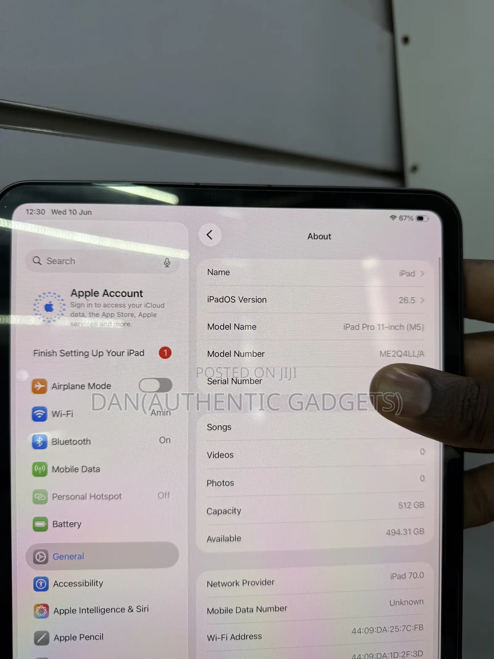 New Apple iPad Pro 11 (2025) 512 GB Gray