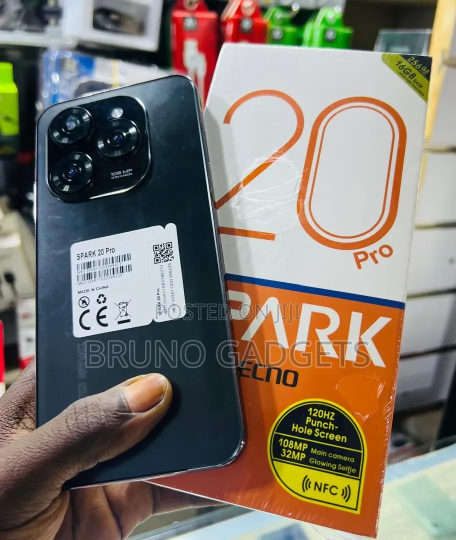 New Tecno Camon 20 Pro 256 GB Black