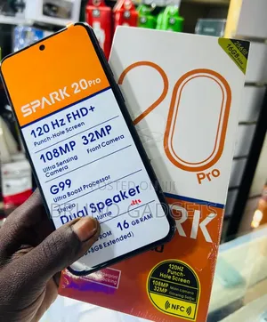New Tecno Camon 20 Pro 256 GB Black