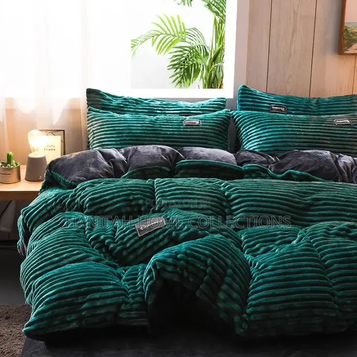Luxury Plush Corduroy Comforter Set