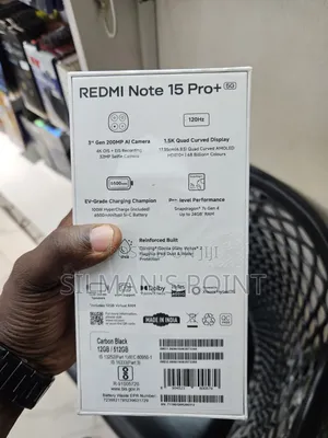 New Xiaomi Redmi Note 15 Pro+ 512 GB Black