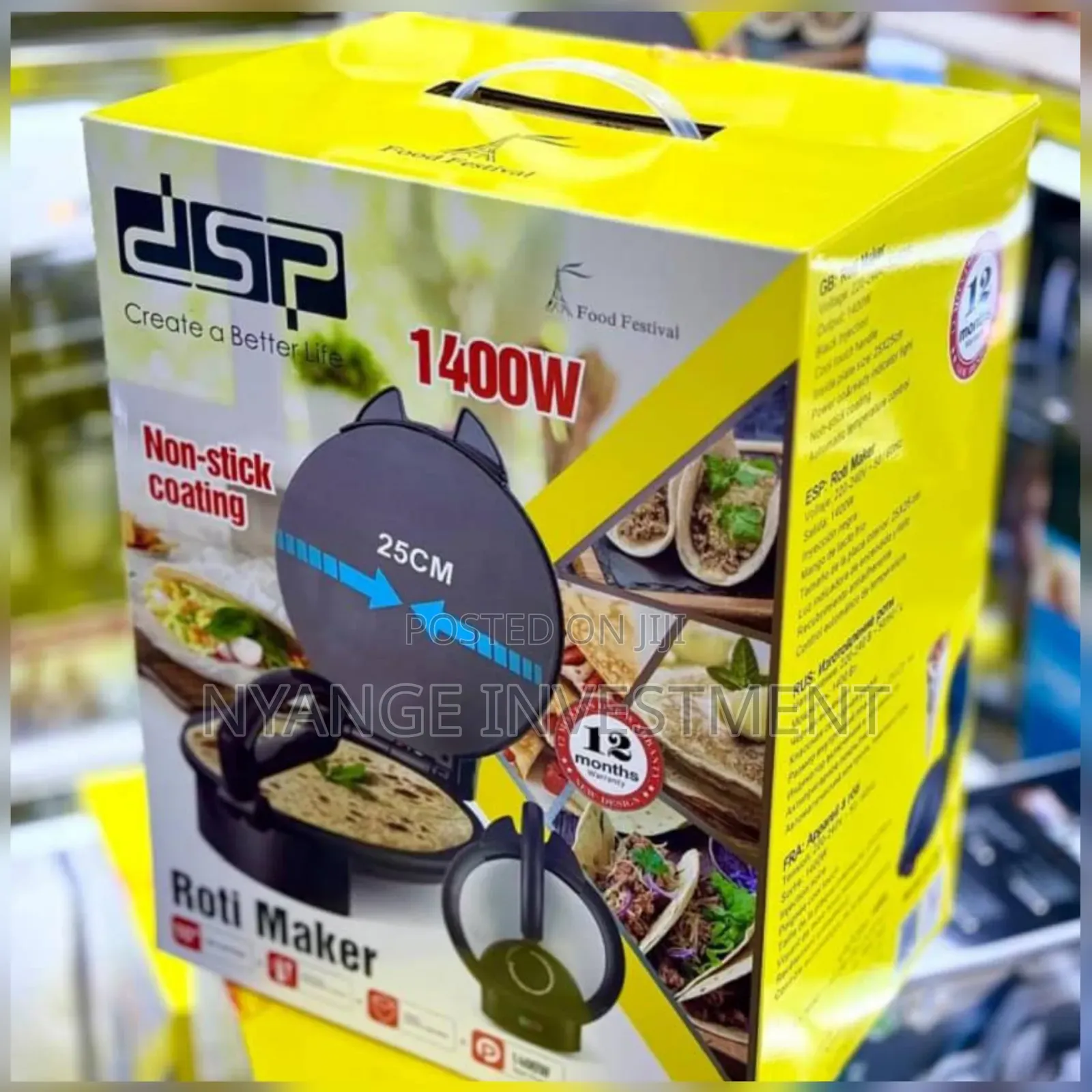 DSP Professional Roti Maker (Model Kc3026)