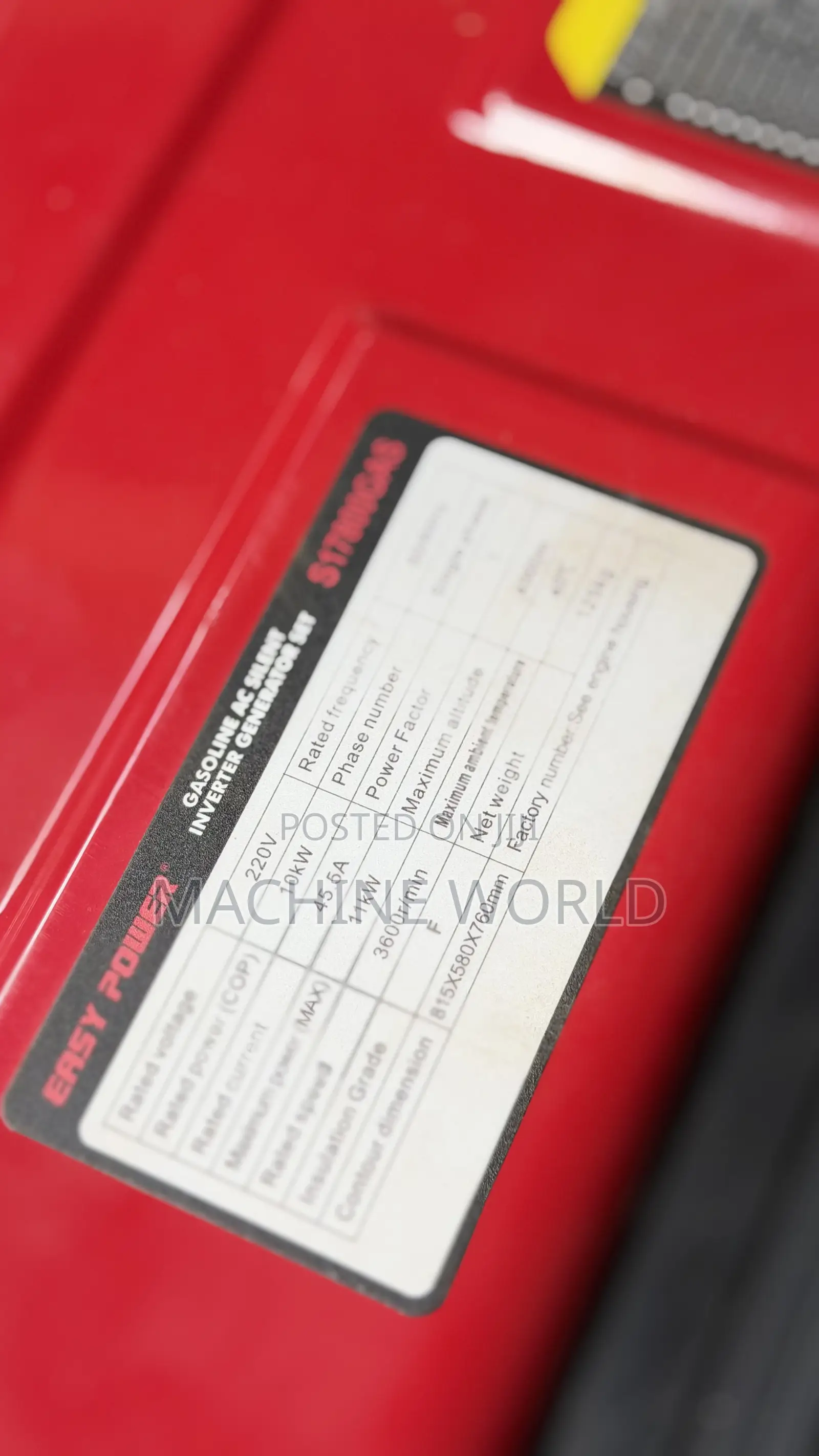 11kva Super Silent Inverter Generator (Uses Gas) Remote Start