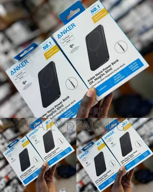 Anker Nano Power Bank, Ultra-Slim 5,000mah Magnetic Wireless Charging
