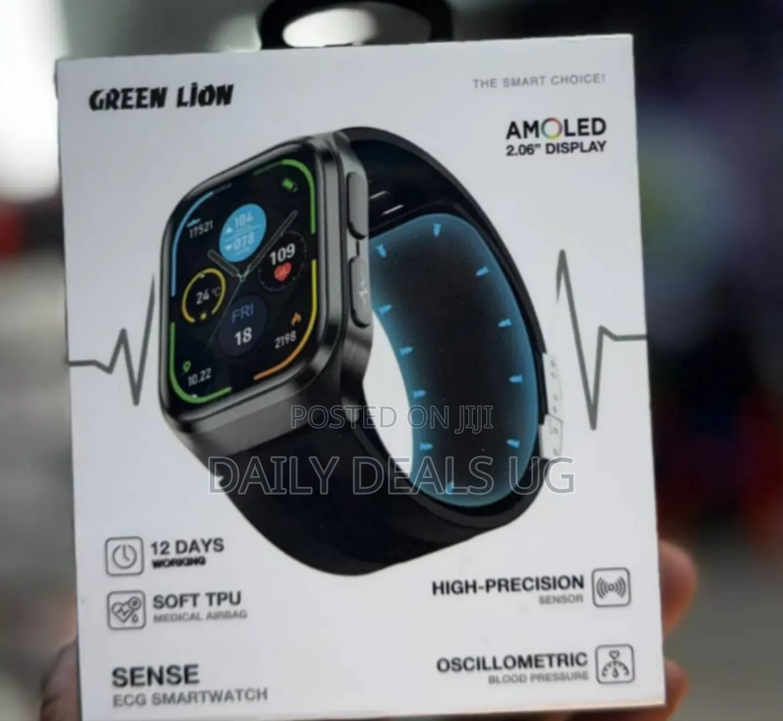 Green Lion Sense Ecg (High Precision Sensor, Oscillametric Blood