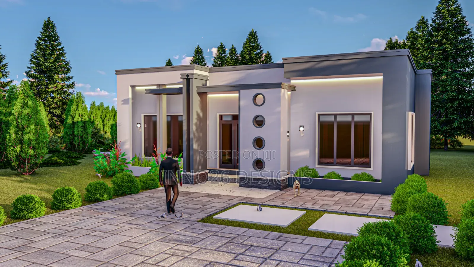 3bedroom Hidden Roof Plan