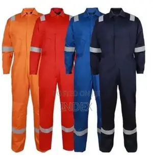 Work Overall Uniform For Safety In Construction Site