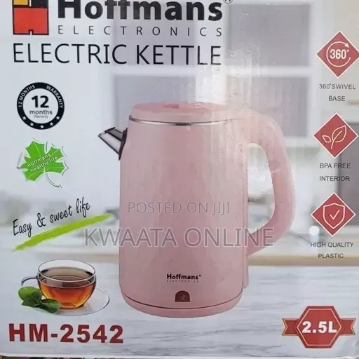 Thermal Electric Kettle, 2.5ltr, Hoffmans, Hm-2542, 2000w