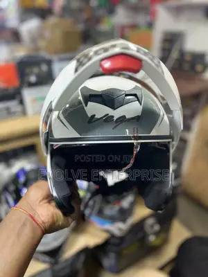 Vega White Motorcycle Helmet