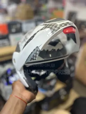 Vega White Motorcycle Helmet
