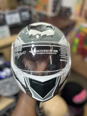 Vega White Motorcycle Helmet