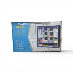 Collapsible 4-Column Storage Wardrobe