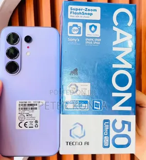 New Tecno Camon 50 Ultra 256 GB Purple