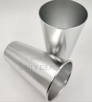 12 Pack 400mls Stainless Steel Pint Cups Water Glass