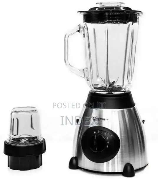 Hoffmans 2 in 1 Ice Crushing Powerful Blender Glass