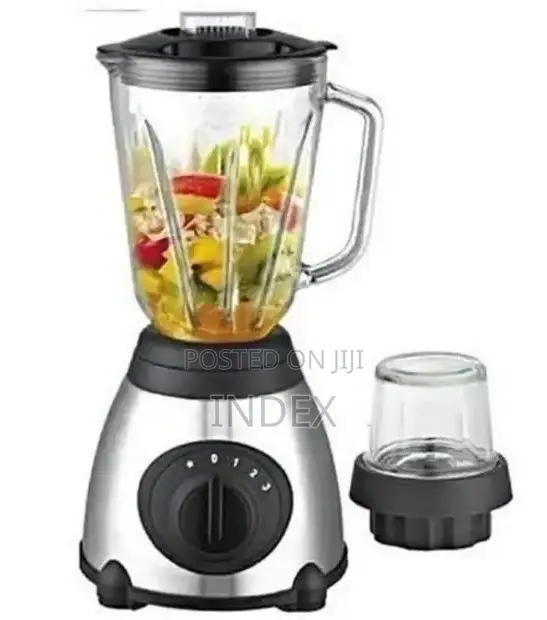 Hoffmans 2 in 1 Ice Crushing Powerful Blender Glass