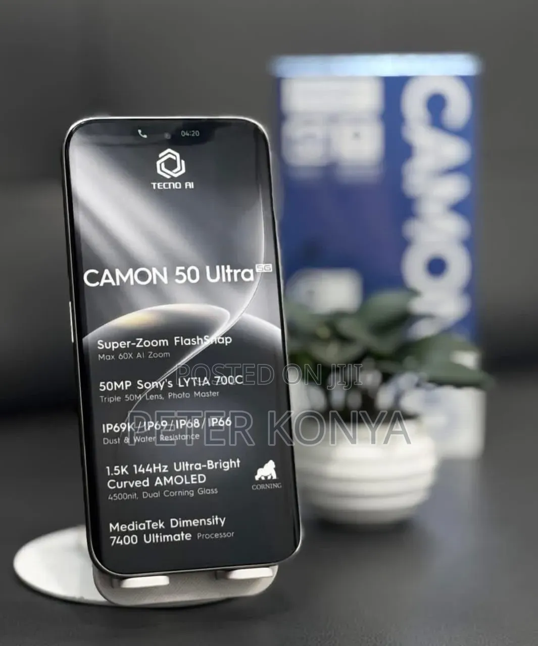 New Tecno Camon 50 Ultra 256 GB Silver