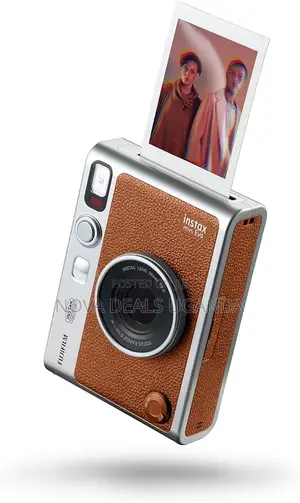 Fujifilm Instax Mini Evo Camera Brown.