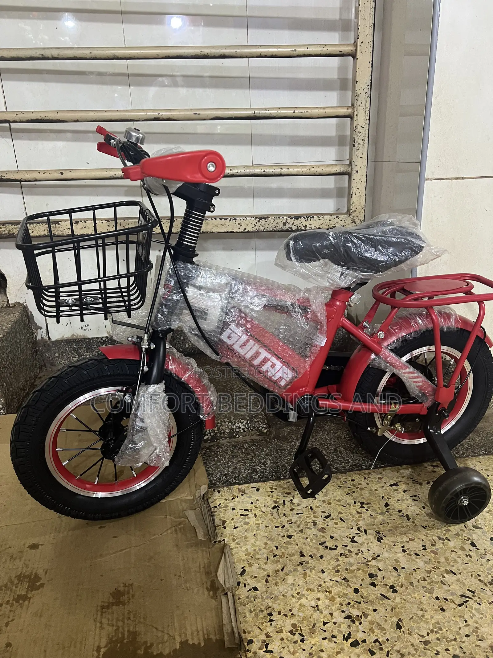 Rack Guitar Bicycle Red 1 to 5 Years