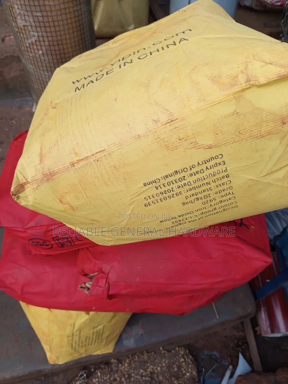 Yellow Oxide Original Yipin 25kg