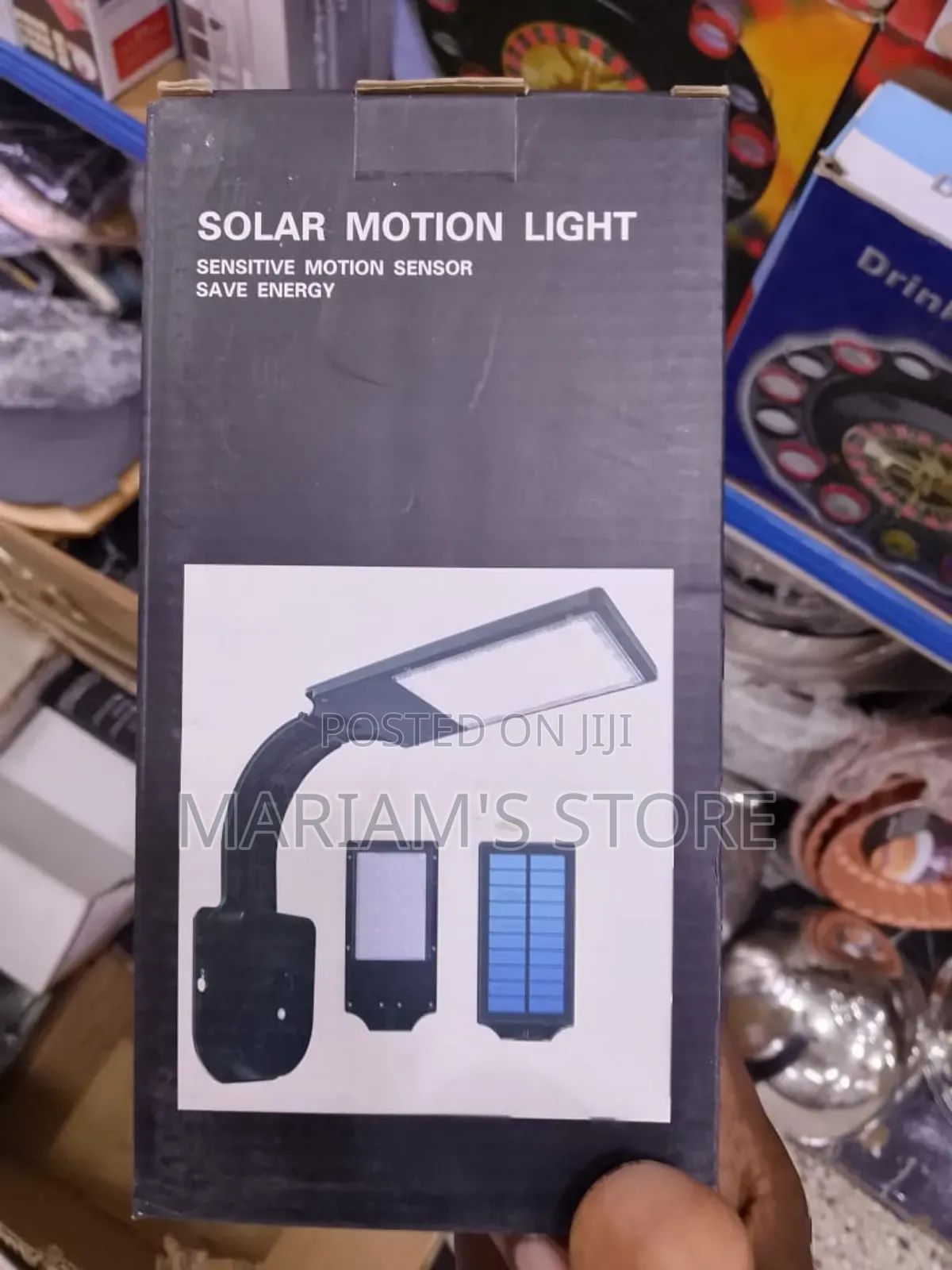 Generic Solar-Powered Motion Sensor Wall Liight