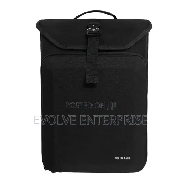 Green Lion Slim Gear Laptop Backpack – Black