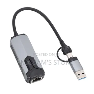 Generic 2-in-1 Usb 3.0 And Type-c To 2.5g Ethernet Adapter,.