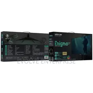 Green Lion Enigma 27" Gaming Monitor - Black
