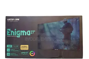 Green Lion Enigma 27" Gaming Monitor - Black
