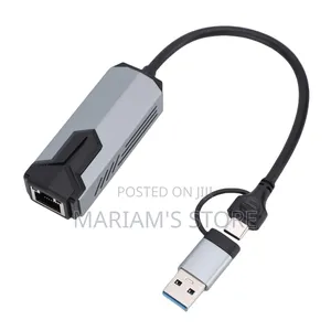 Generic 2-in-1 Usb 3.0 And Type-c To 2.5g Ethernet Adapter,.