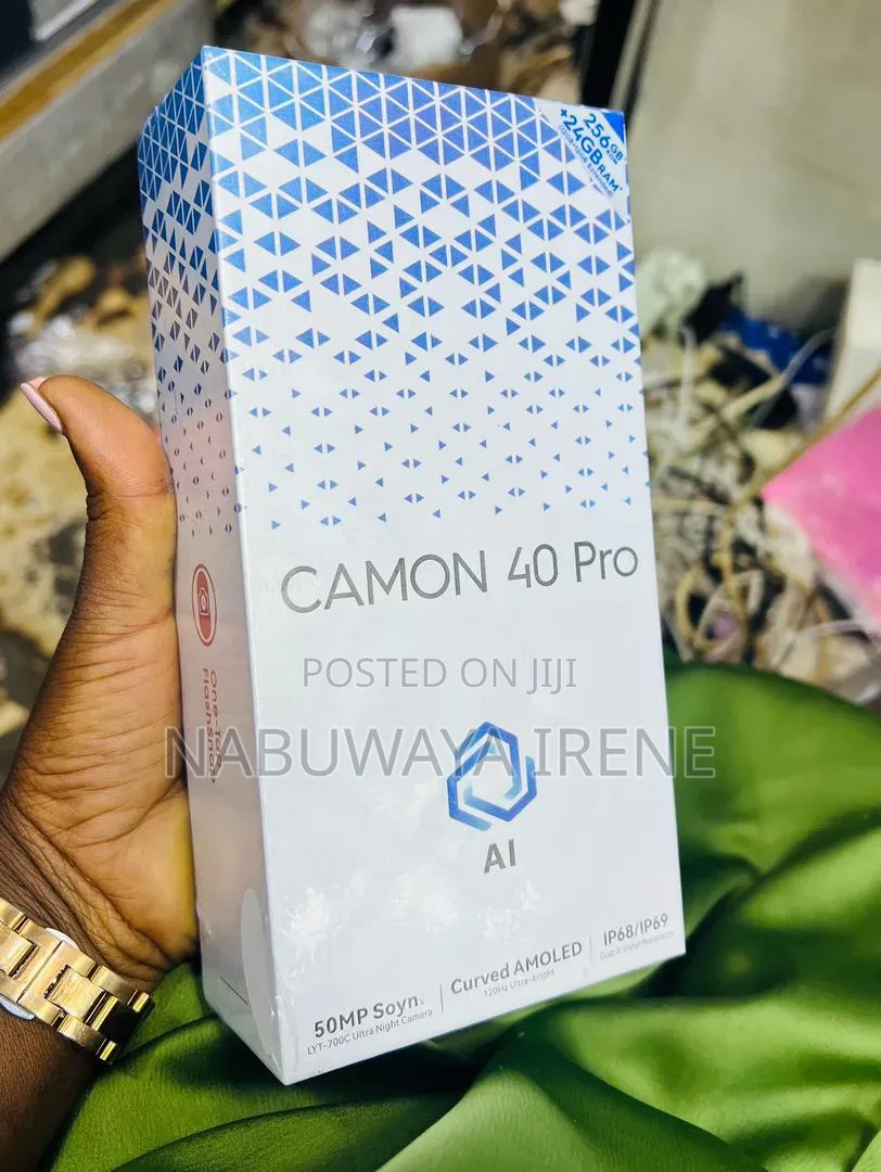 New Tecno Camon 40 Pro 5G 256 GB Black