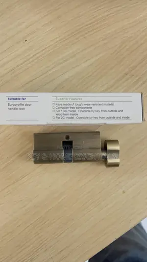 Lock Cylinder (Key Knob) – Antique Brass