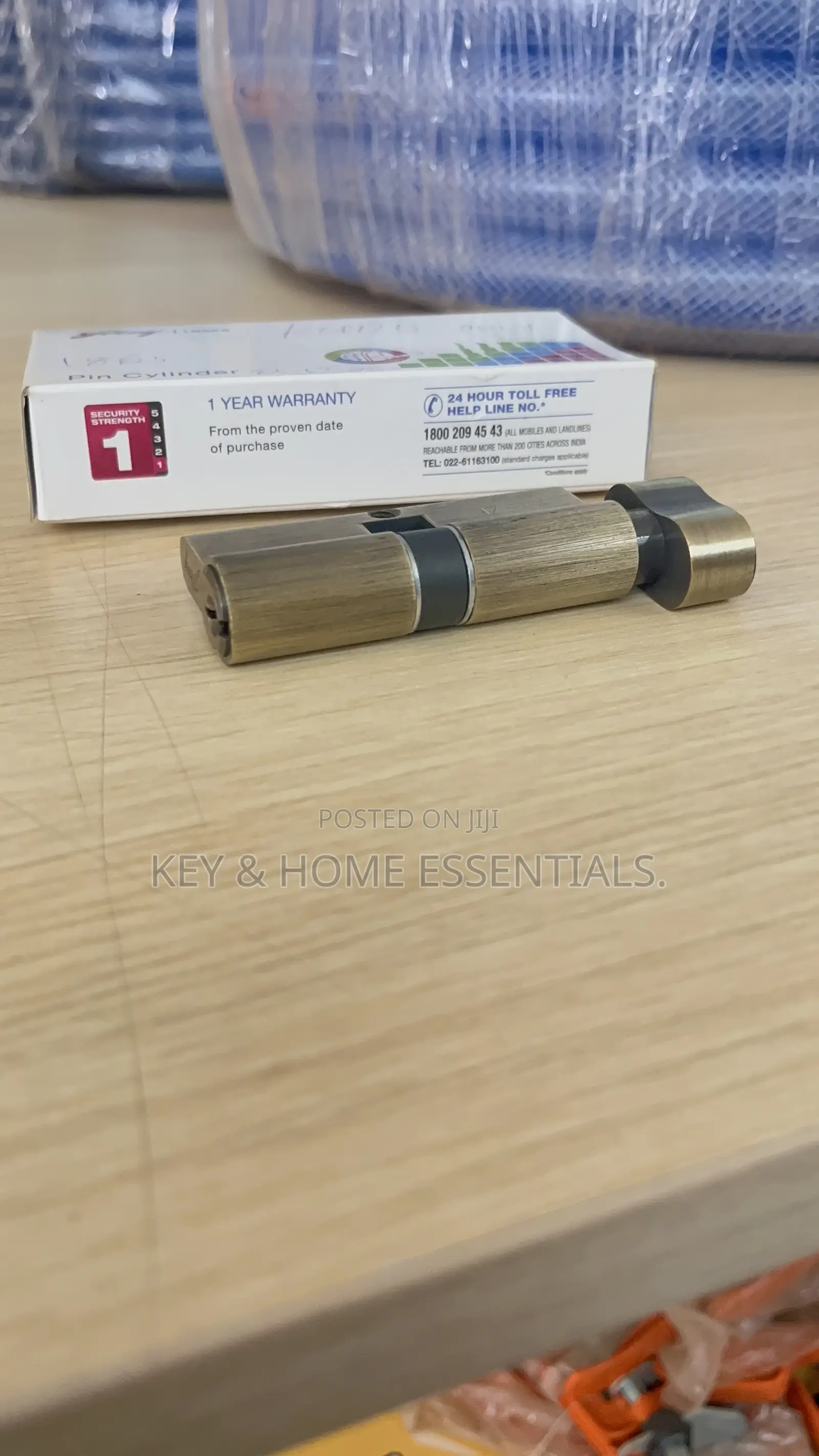 Lock Cylinder (Key Knob) – Antique Brass