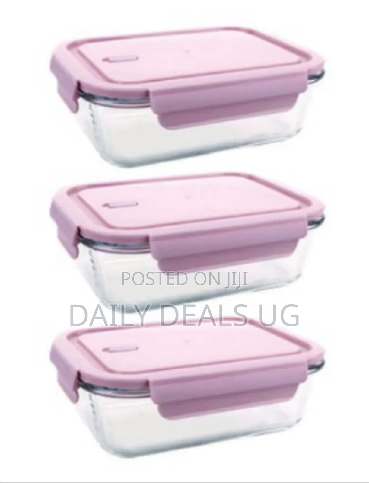 Leak-Proof Oven Safe Glass Food Containers