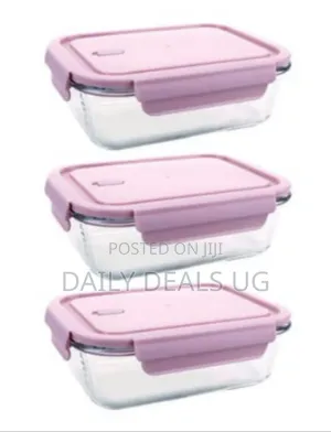 Leak-Proof Oven Safe Glass Food Containers