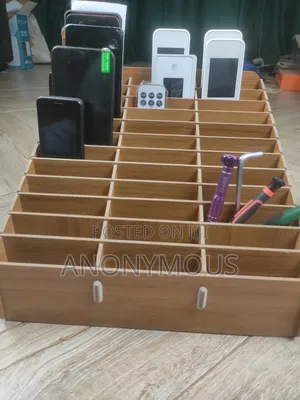 36 Slot Wooden Document Rack