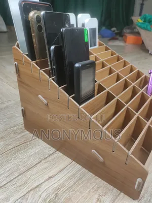36 Slot Wooden Document Rack